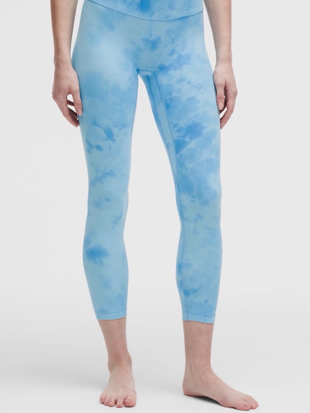 Lululemon High-Rise Blue Tie-Dye Performance Leggings NWT - Picture 2 of 5